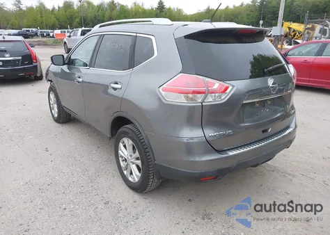 2016 Nissan Rogue Sv из США, поврежденный, VIN KNMAT2MV1GP650048